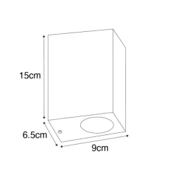 Moderne Wandleuchte Antikgold 2-flammig IP44 - Baleno