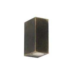 Moderne Wandleuchte Antikgold 2-flammig IP44 - Baleno