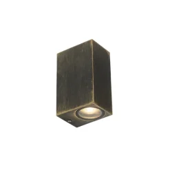 Moderne Wandleuchte Antikgold 2-flammig IP44 - Baleno