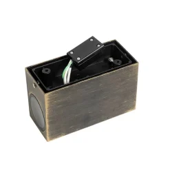 Moderne Wandleuchte Antikgold 2-flammig IP44 - Baleno