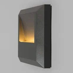 Moderne Wandleuchte dunkelgrau inkl. LED - Gem 2