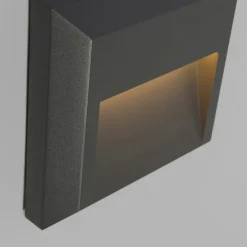 Moderne Wandleuchte dunkelgrau inkl. LED - Gem 2