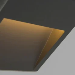 Moderne Wandleuchte dunkelgrau inkl. LED - Gem 2