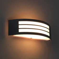 Moderne Wandleuchte dunkelgrau IP44 - Sapphire Deluxe