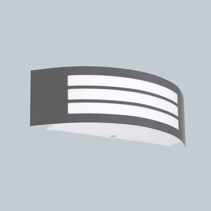 Moderne Wandleuchte dunkelgrau IP44 - Sapphire Deluxe