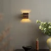 Moderne Wandleuchte Dunkelbronze inkl. LED und Touch-Dimmer Wiederaufladbar - Joris Groove