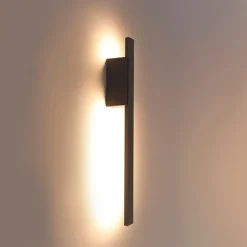 Moderne Wandleuchte für den Außenbereich Dunkelgrau IP54 inkl. LED - Jamal