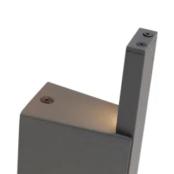Moderne Wandleuchte für den Außenbereich Dunkelgrau IP54 inkl. LED - Jamal