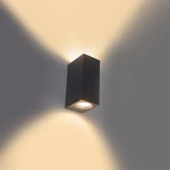 Moderne Wandleuchte grau IP44 - Baleno II