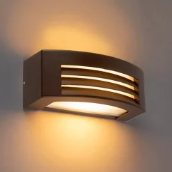 Moderne Wandleuchte rostbraun IP44 - Hurricane 1