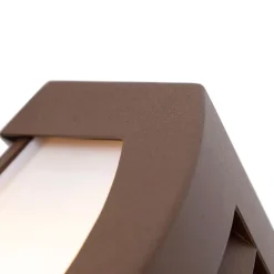 Moderne Wandleuchte rostbraun IP44 - Hurricane 1