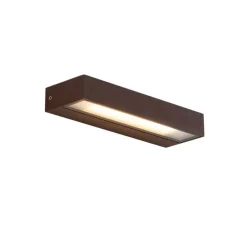 Moderne Wandleuchte rostbraun inkl. LED IP65 - Hannah