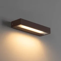 Moderne Wandleuchte rostbraun inkl. LED IP65 - Hannah