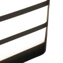 Moderne Wandleuchte schwarz inkl. LED IP44 - Gaev