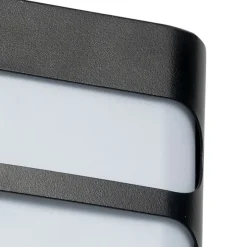 Moderne Wandleuchte schwarz inkl. LED IP44 - Gaev