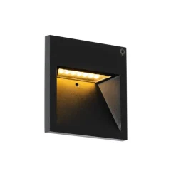Moderne Wandleuchte schwarz inkl. LED - Gem 2