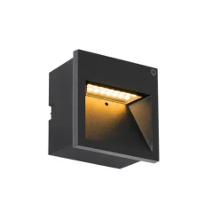 Moderne Wandleuchte schwarz inkl. LED - Gem 2