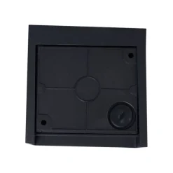 Moderne Wandleuchte Schwarz inkl. LED IP44 - Edwin Quadro