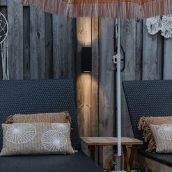 Moderne Wandleuchte schwarz GU10 AR70 IP54 - Baleno II