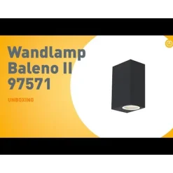 Moderne Wandleuchte schwarz IP44 - Baleno II