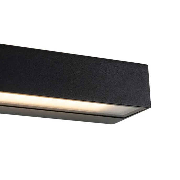 Moderne Wandleuchte schwarz inkl. LED IP65 - Steph