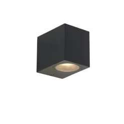 Moderne Wandleuchte schwarz GU10 50mm IP44 - Baleno