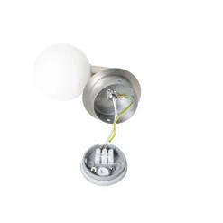 Moderne Wandleuchte Stahl IP44 - Cederic Up