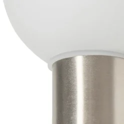 Moderne Wandleuchte Stahl IP44 - Cederic Up