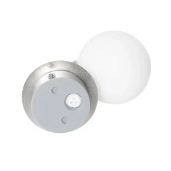 Moderne Wandleuchte Stahl IP44 - Cederic Up