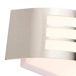 Moderne Wandleuchte Stahl Edelstahl IP44 - Sapphire Deluxe