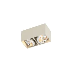 Moderne Wandstrahler Beige G9 verstellbar 2-flammig - Box
