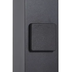 Moderne Wegeleuchte schwarz mit Rauchglas 70cm mit Dämmerungssensor IP44 - Dänemark