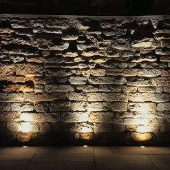 Moderner Außen-Bodenstrahler aus Stahl 35 mm verstellbar IP65 - Delux