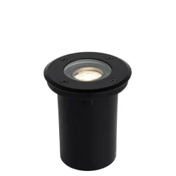 Moderner Außen-Bodenstrahler schwarz 35 mm verstellbar IP65 - Delux