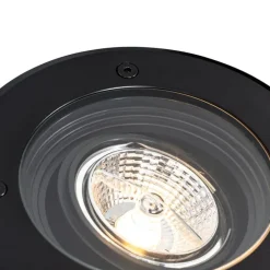 Moderner Außen-Bodenstrahler schwarz AR70 verstellbar IP65 - Delux