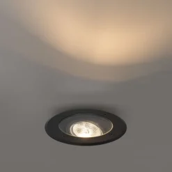 Moderner Außen-Bodenstrahler schwarz AR70 verstellbar IP65 - Delux