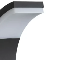 Moderner Außenmast Anthrazit 60 cm inkl. LED IP54 - Litt