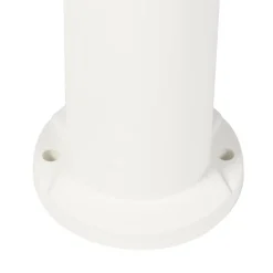 Moderner Außenmast weiß 40 cm IP55 inkl. GU10 3-stufig dimmen bis warm - Carlo