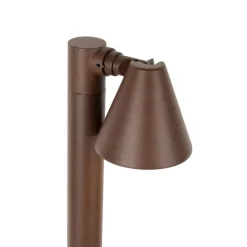 Moderner Außenpfosten rostbraun 100 cm IP44 verstellbar - Ciara