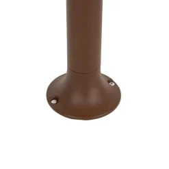 Moderner Außenpfosten rostbraun 60 cm IP44 verstellbar - Ciara