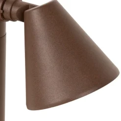 Moderner Außenpfosten rostbraun 30 cm IP44 verstellbar - Ciara