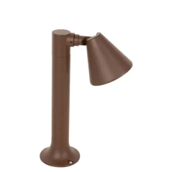 Moderner Außenpfosten rostbraun 30 cm IP44 verstellbar - Ciara