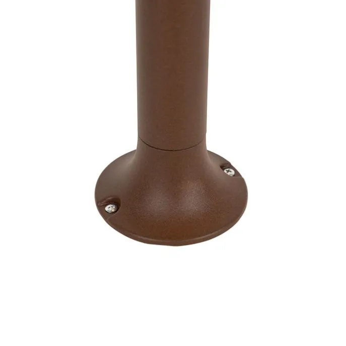 Moderner Außenpfosten rostbraun 30 cm IP44 verstellbar - Ciara