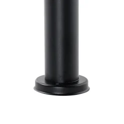 Moderner Außenpfosten schwarz 100 cm - Elly