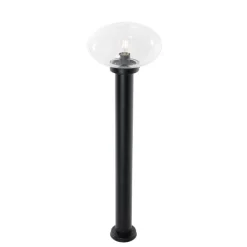 Moderner Außenpfosten schwarz 100 cm - Elly