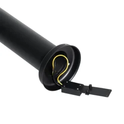 Moderner Außenpfosten schwarz 100 cm - Elly