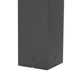 Moderner Außenpfosten schwarz 60 cm IP44 - Nicole