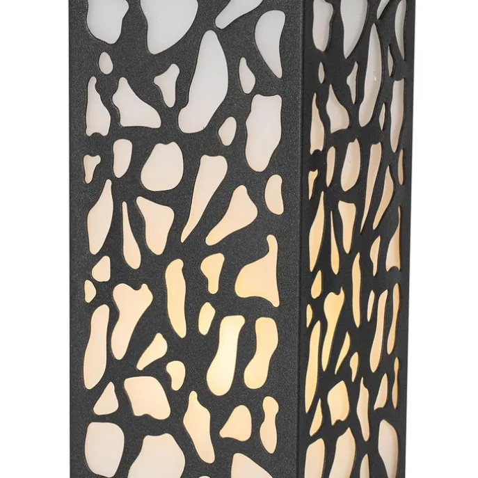 Moderner Außenpoller schwarz 40 cm IP44 - Nicole