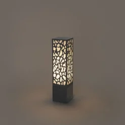 Moderner Außenpoller schwarz 40 cm IP44 - Nicole