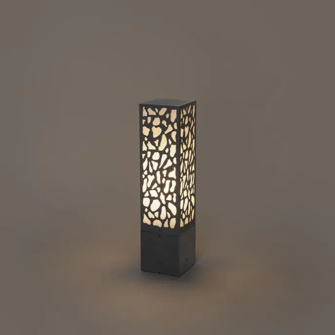 Moderner Außenpoller schwarz 40 cm IP44 - Nicole